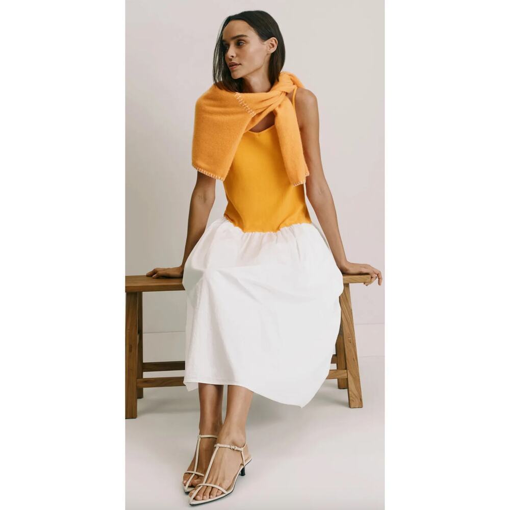 NAADAM Mixed Media Maxi Dress Size XS